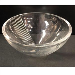 Saint Louis (HERMÈS) Crystal modern bowl.